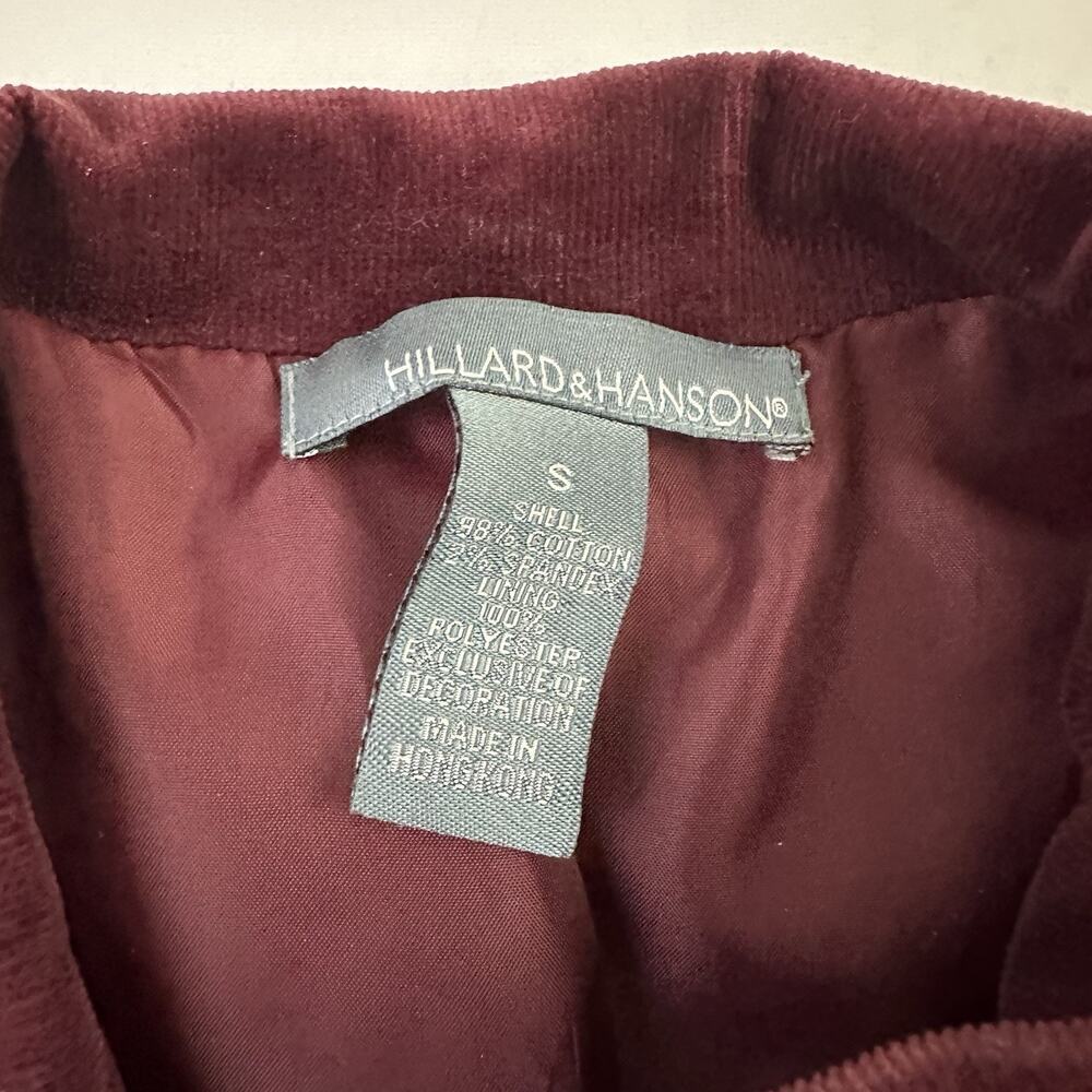 Hillard Hanson Womens Vintage y2k Corduroy Blazer Jacket Size S Purple Floral - Picture 6 of 11